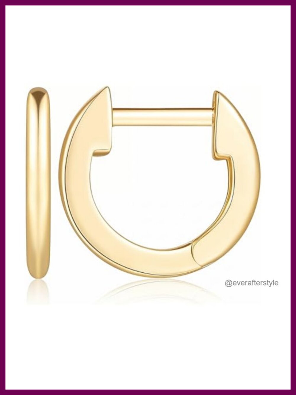 14k Gold Huggie Earrings Dainty Small Hoop Earrings Women Minimalist
